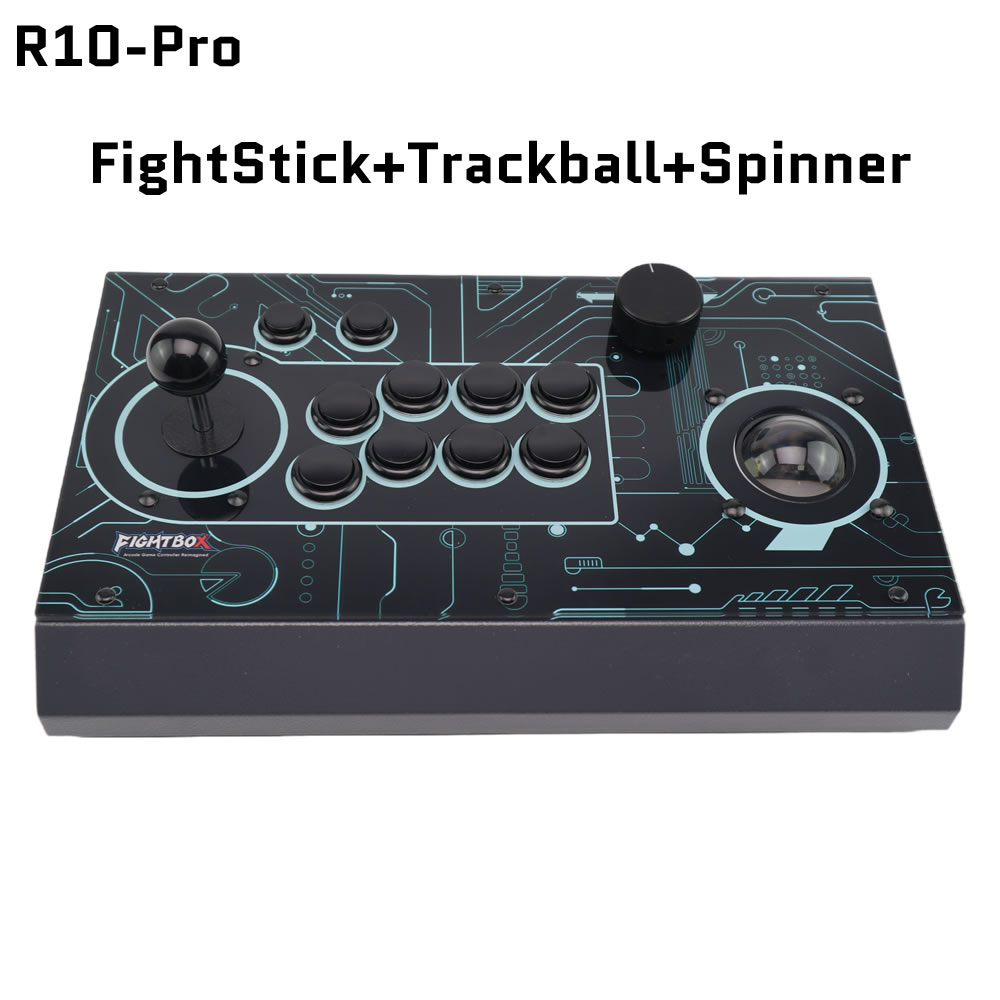 Trackball Controller Arcade - Manette de jeu d'arcade FightBox R10-PRO